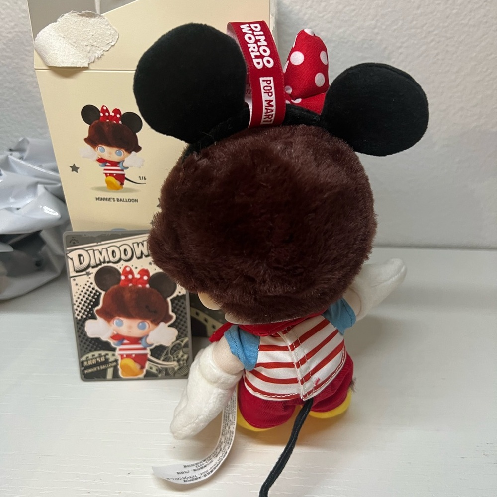 Minnie’s Balloon DIMOO WORLD × DISNEY Series-Vinyl Plush Keychain - Picture 7 of 8